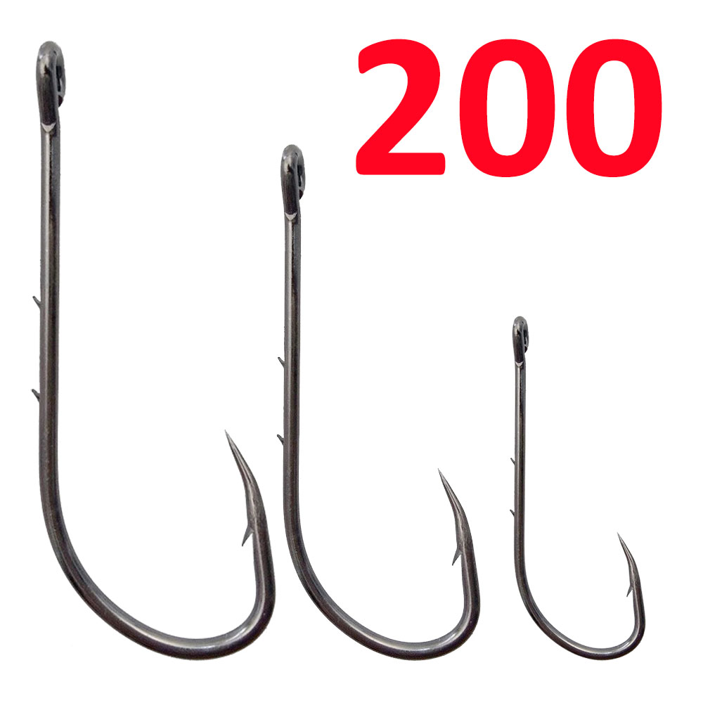 Fishing Hook Assortment - 200 stks Baitholder Vishaak Karpervissen Haken