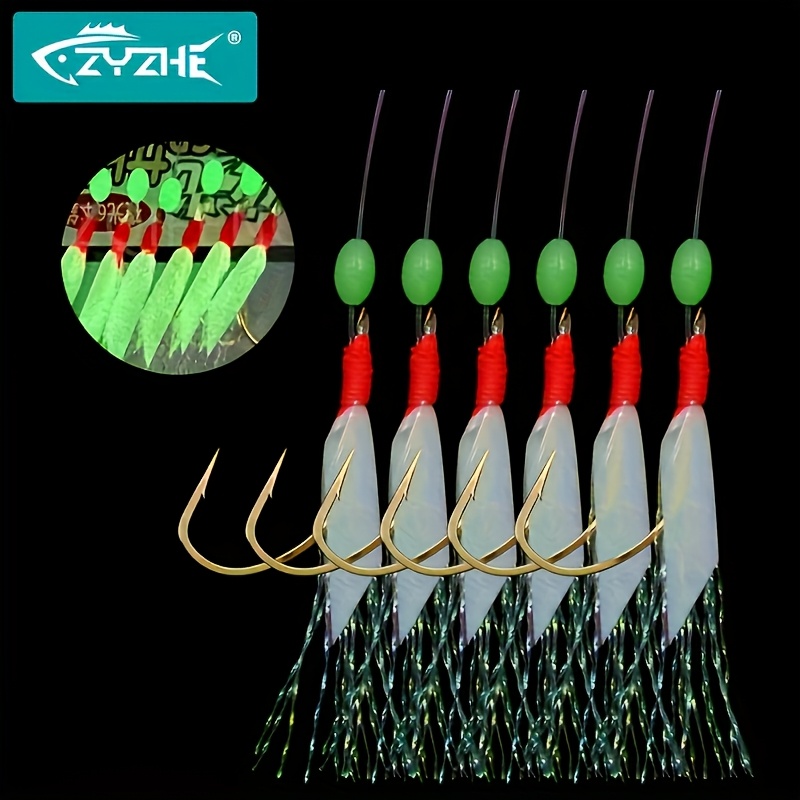 Fishing Hook Assortment - ZYZHE 1/3/5 Zakken Vissen Sabiki Haak