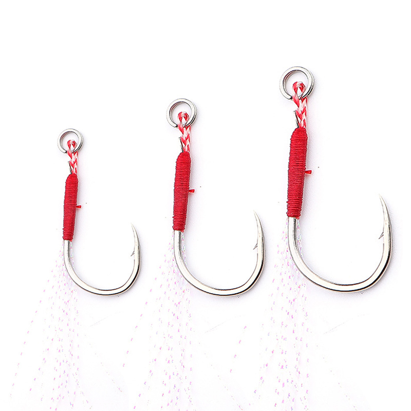 Fishing Hook Barbless - 20 stks/zak Vissen Cast Jigs Assist