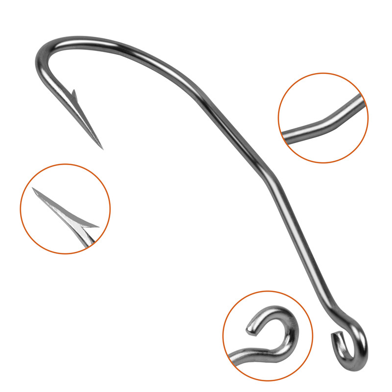 56 Stks/doos Rvs Lange Schacht - Fishing Hook Assortment recensie en prijs