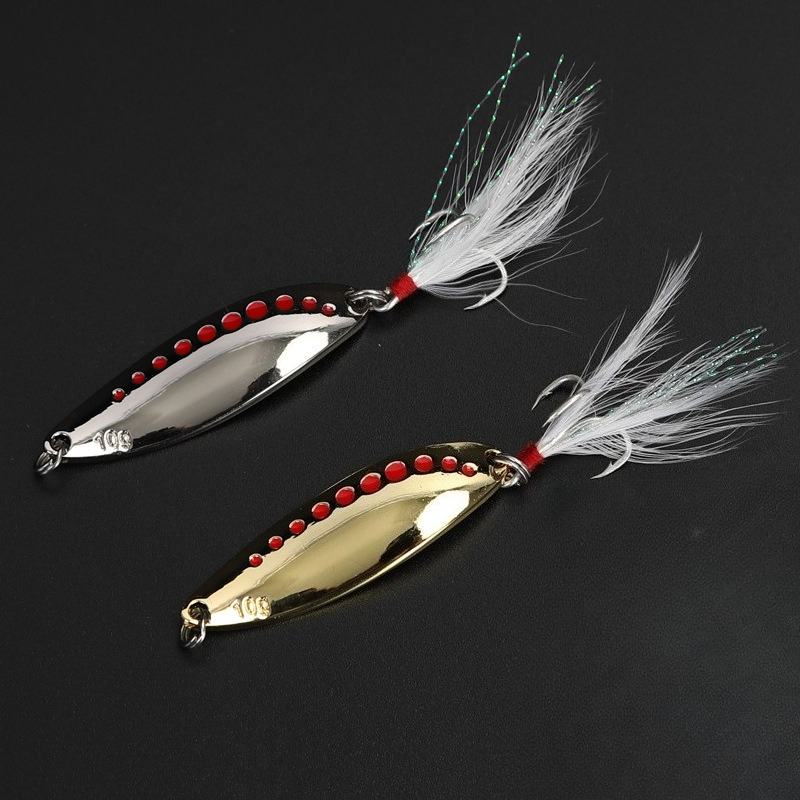 1 stks 5g-20g Metalen Spinner  - Fishing Hook Treble recensie en prijs