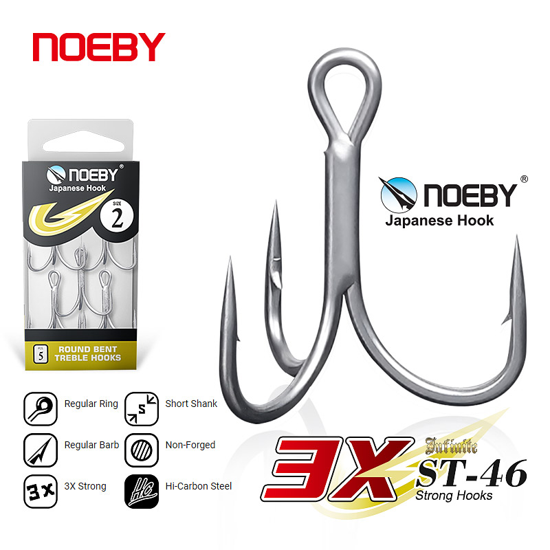 Noeby vishaken van koolstofsta - Fishing Hook Offset recensie en prijs