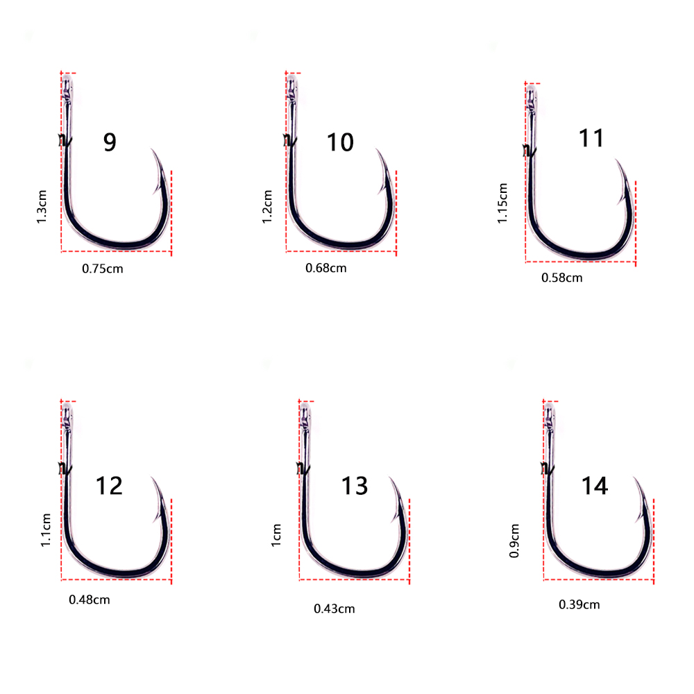 20 Stks/partij Iseama 1/0 #-14 - Fishing Hook Assortment recensie en prijs