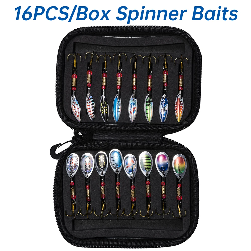 Goture 16 stks/doos Spinner Le - Fishing Hook Size recensie en prijs