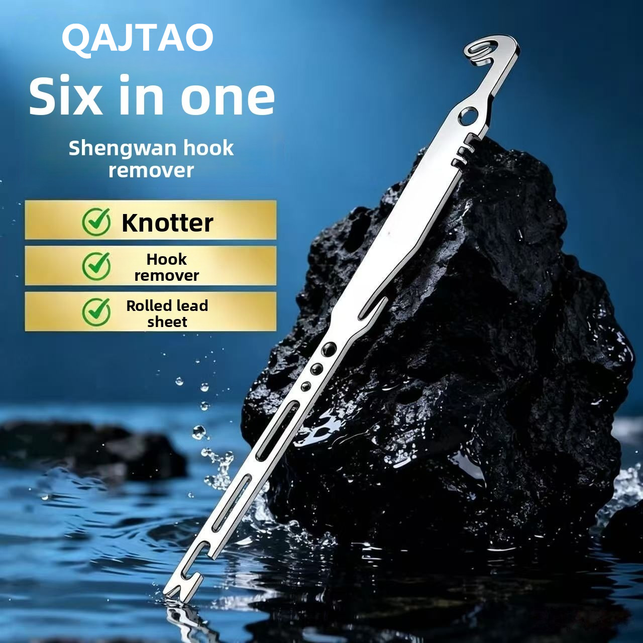 QAJTAO 4-delige 6-in-1 roestvr - Fishing Hook Remover recensie en prijs