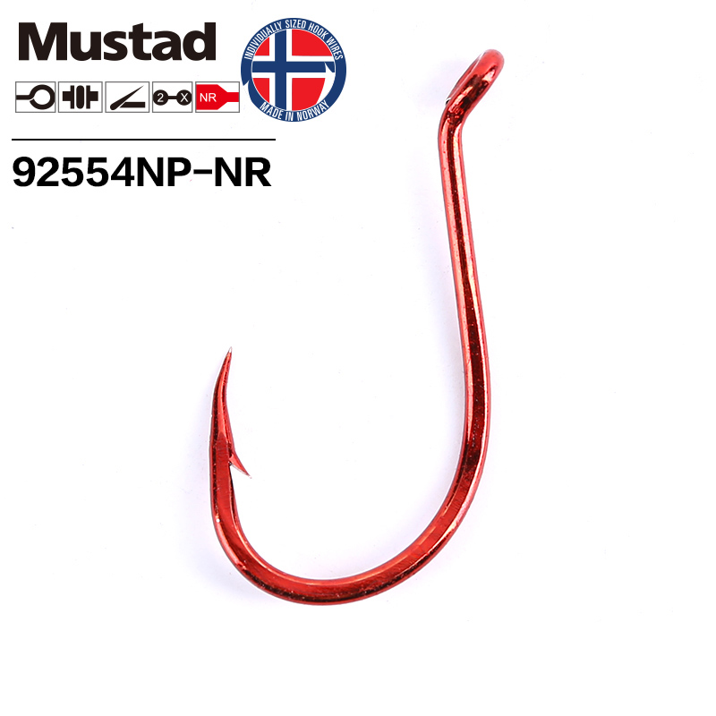 Mustad Big Red 2X SUICIDE Kool - Fishing Hook Barbless recensie en prijs