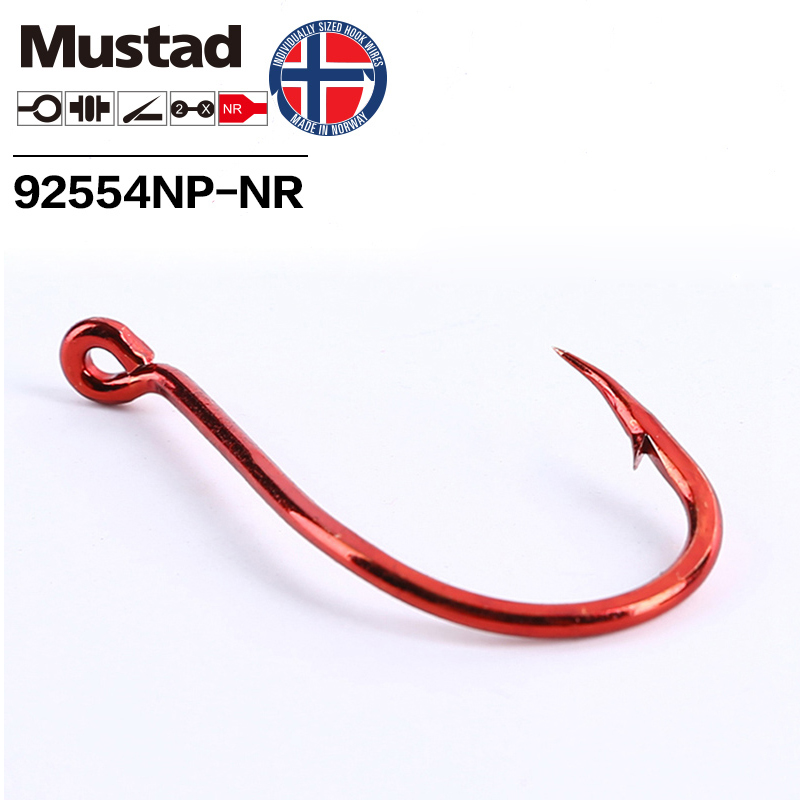 Mustad Big Red 2X SUICIDE Kool - Fishing Hook Barbless recensie en prijs