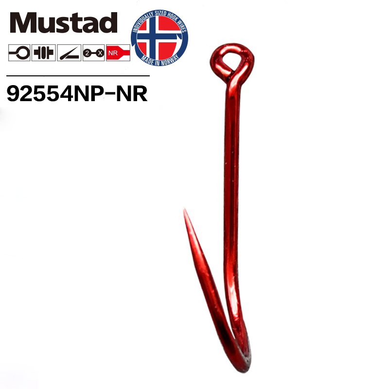 Mustad Big Red 2X SUICIDE Kool - Fishing Hook Barbless recensie en prijs