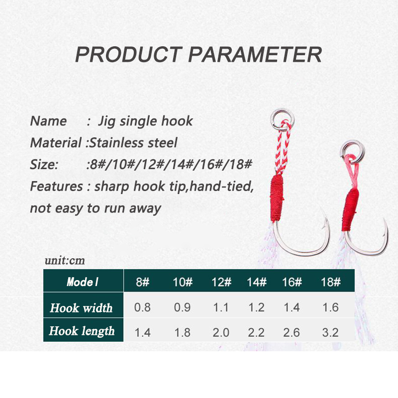 20 stks/zak Vissen Cast Jigs A - Fishing Hook Barbless recensie en prijs