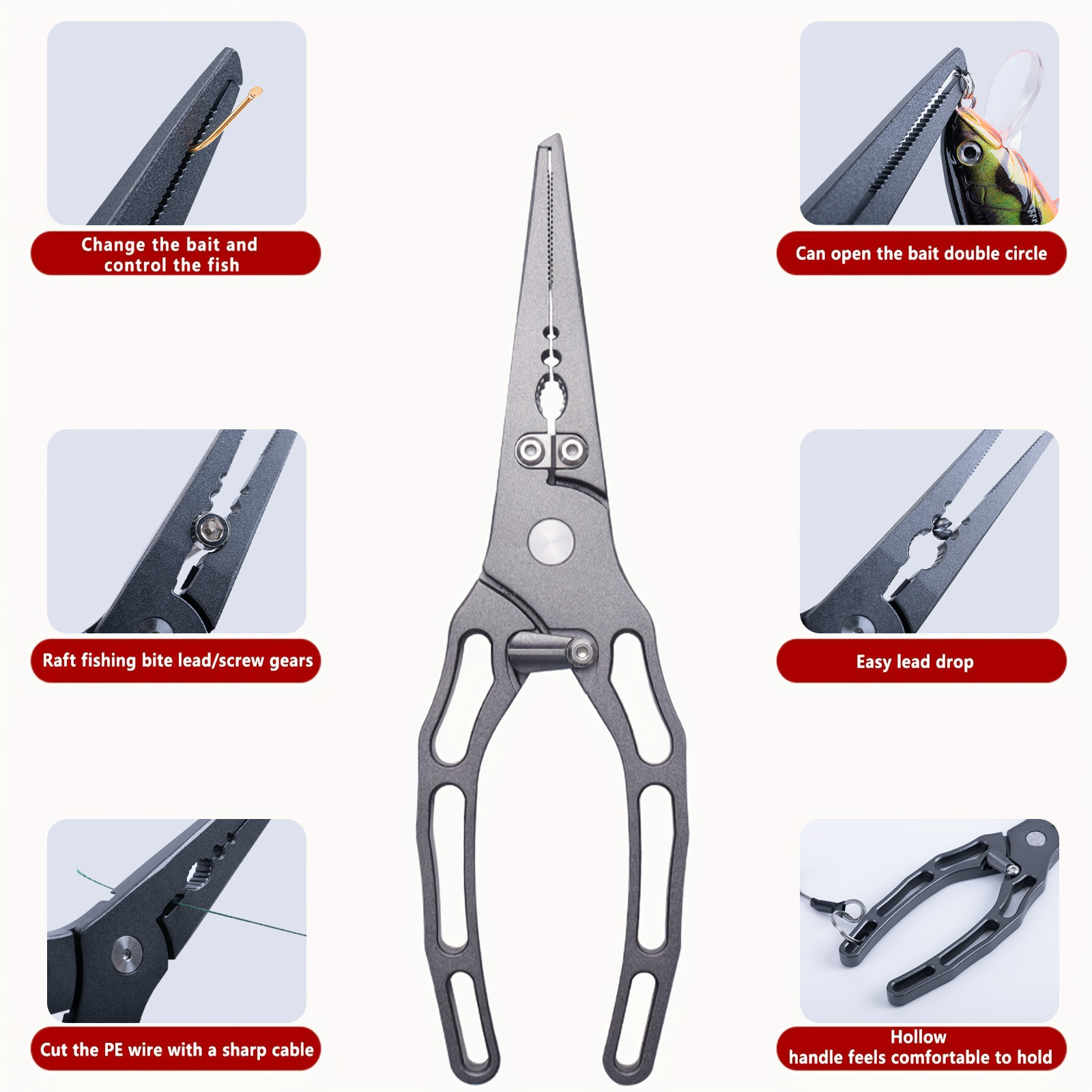 Visserijtang en visgreepset, r - Fishing Hook Remover recensie en prijs